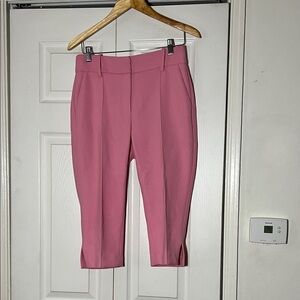 Veronica Beard Pink Cropped Pant Women’s 6